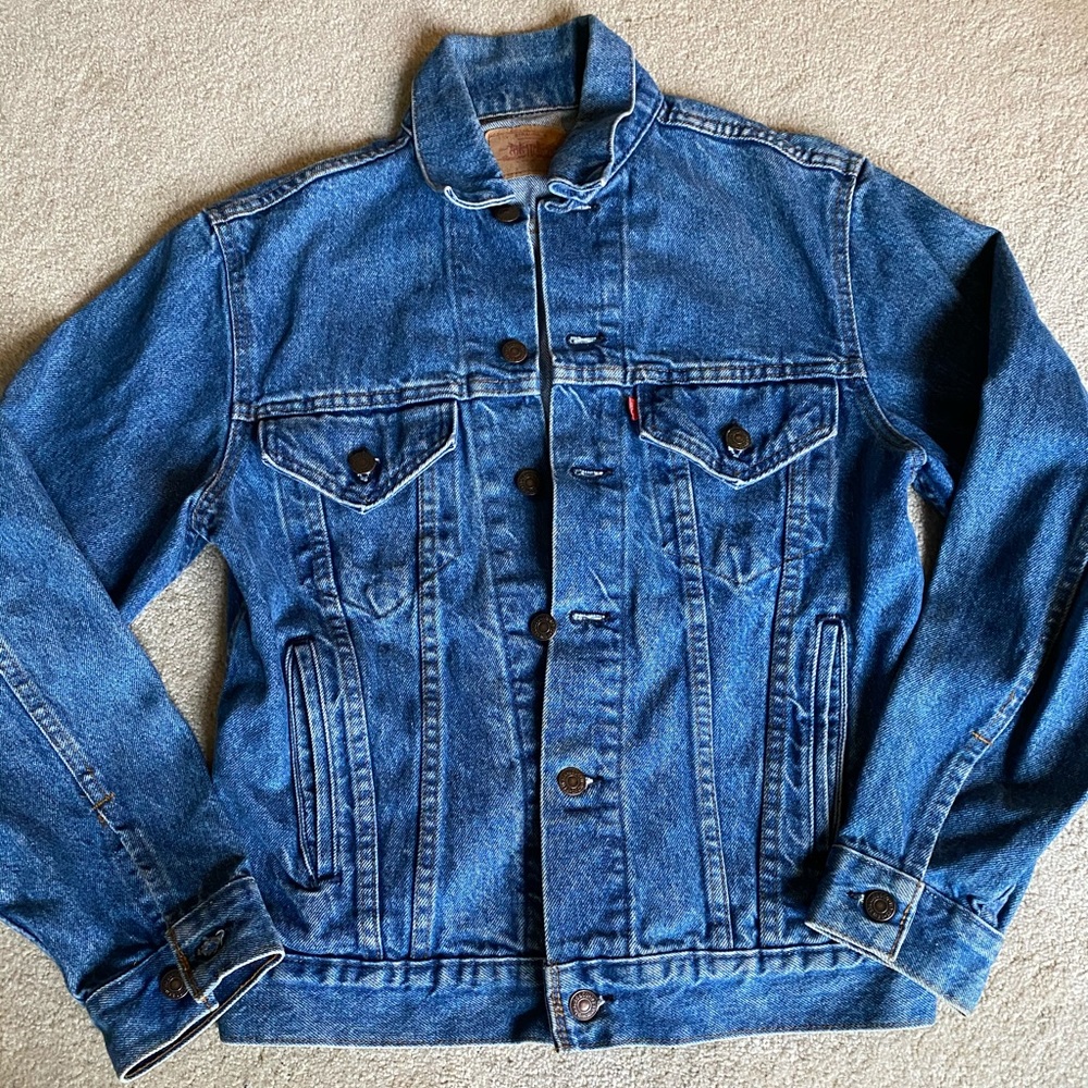 Levi Strauss 506 Denim Trucker Jacket Size 38